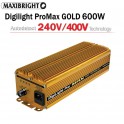 Maxibright ProMax GOLD elektronický předřadník 600W, 240/400V se čtyřpolohovou regulací